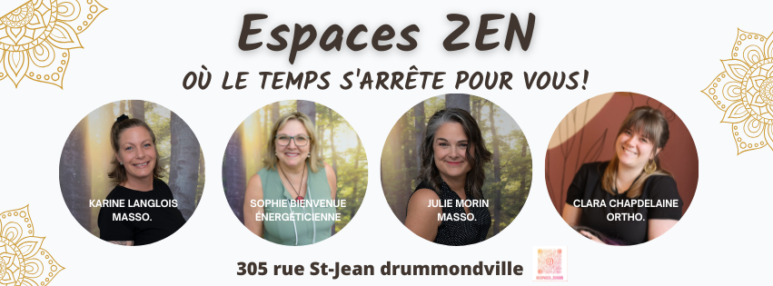 Bannière Espaces Zen